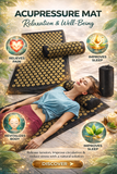Acupressure mat: Muscle relaxation and stress relief at home