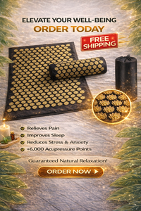 Acupressure mat: Muscle relaxation and stress relief at home