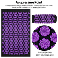 Acupressure mat: Muscle relaxation and stress relief at home