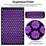 Acupressure mat: Muscle relaxation and stress relief at home